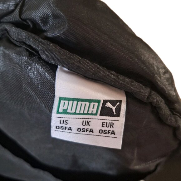 Puma Black & Cream 15 X 10 inch Backpack Book Bag  EUC - Picture 9 of 9